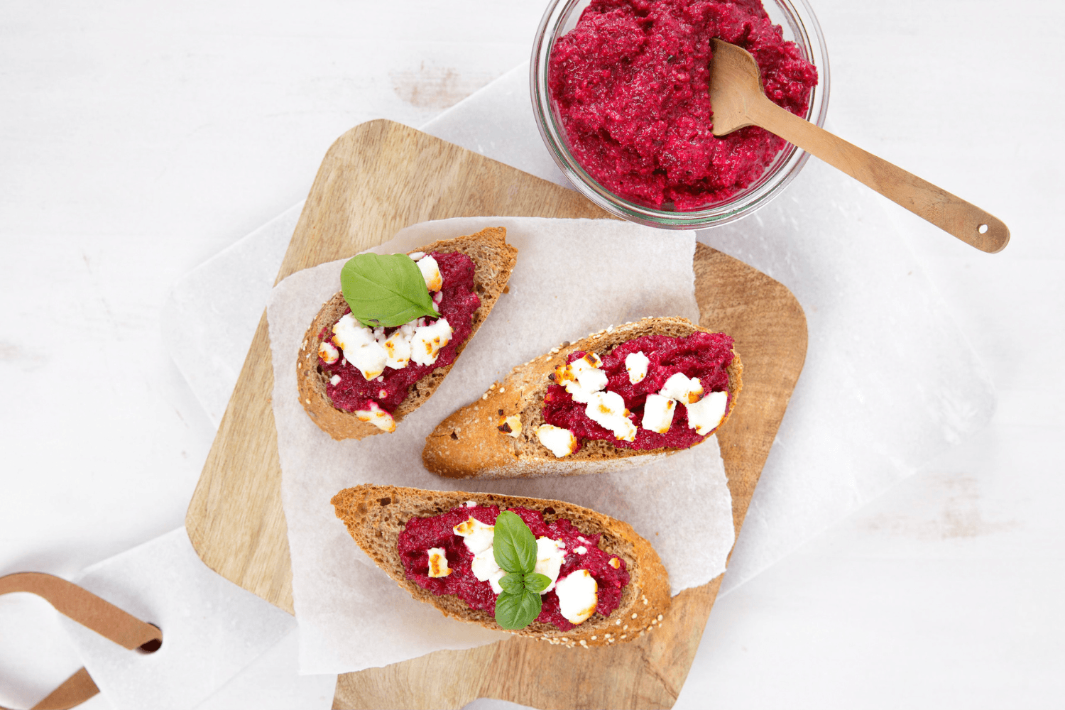 Řepová pomazánka s kozím sýrem